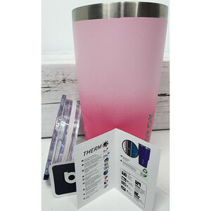 bjpkpk 20 oz., Pink Ombre' Stainless Steel Food Grade, Hot/Cold Tumbler, New